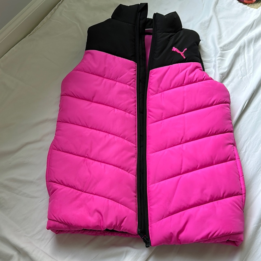 Pink puma vest